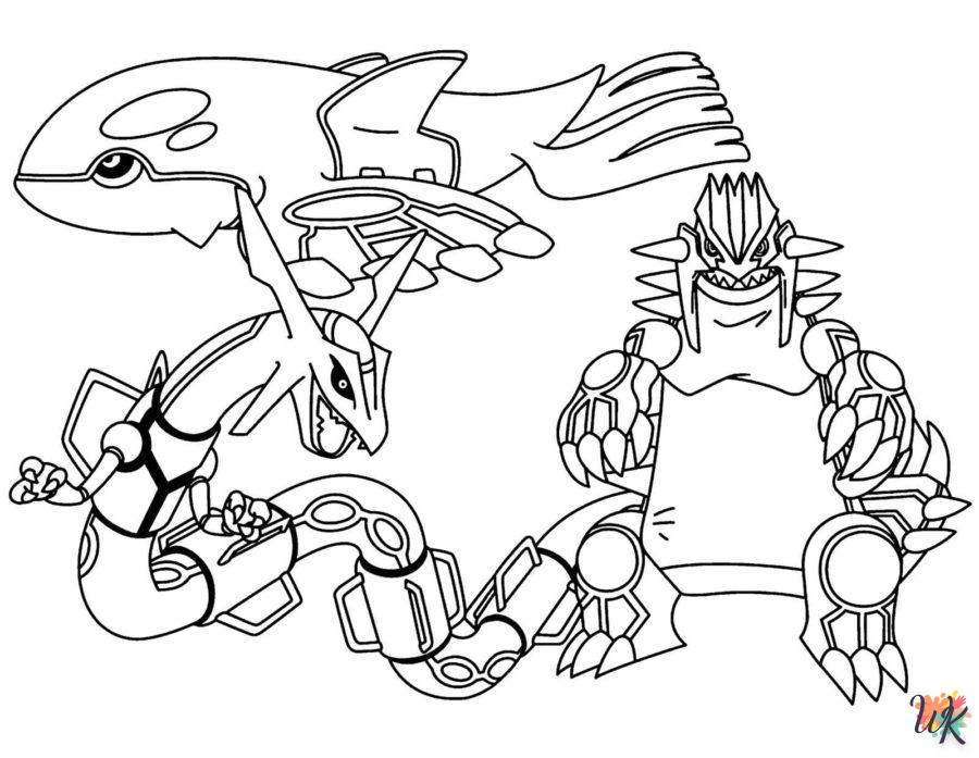 coloriage Pokemon Legendaire  à colorier en ligne gratuit