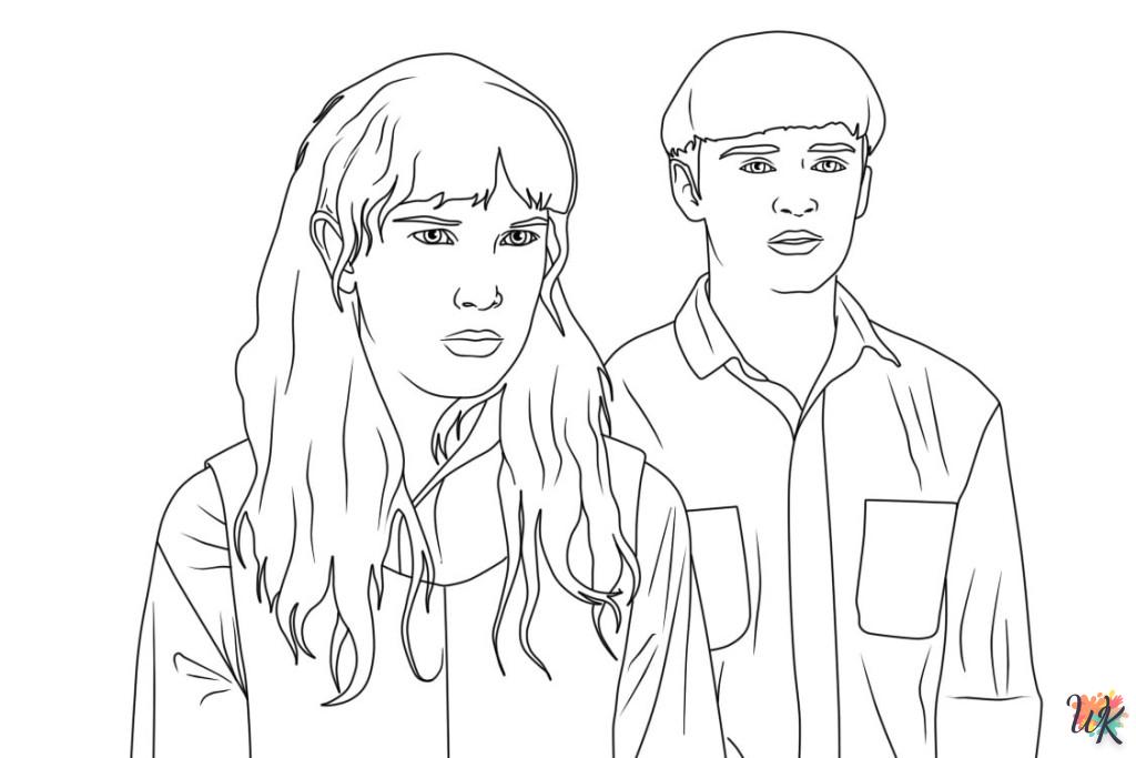 Coloriage Stranger Things gratuit à imprimer pour les fans