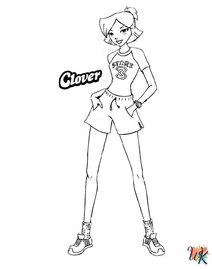 coloriage Totally Spies  a dessiner en ligne