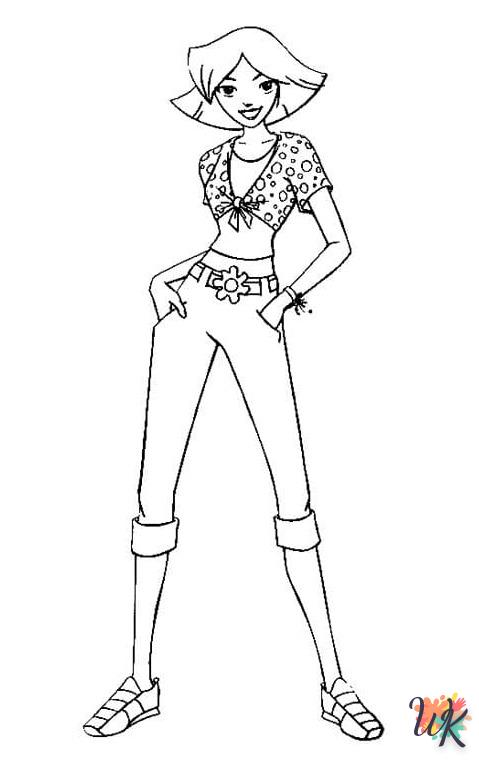 coloriage Totally Spies  et dessins
