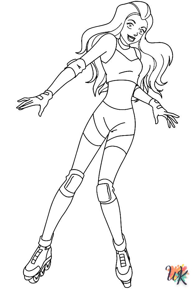 coloriage Totally Spies  a telecharger