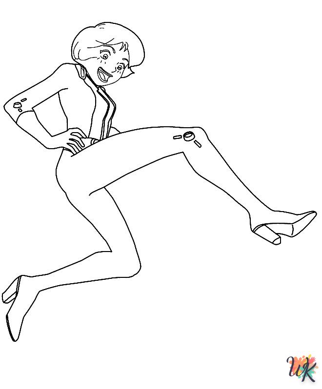 coloriage Totally Spies  gratuit
