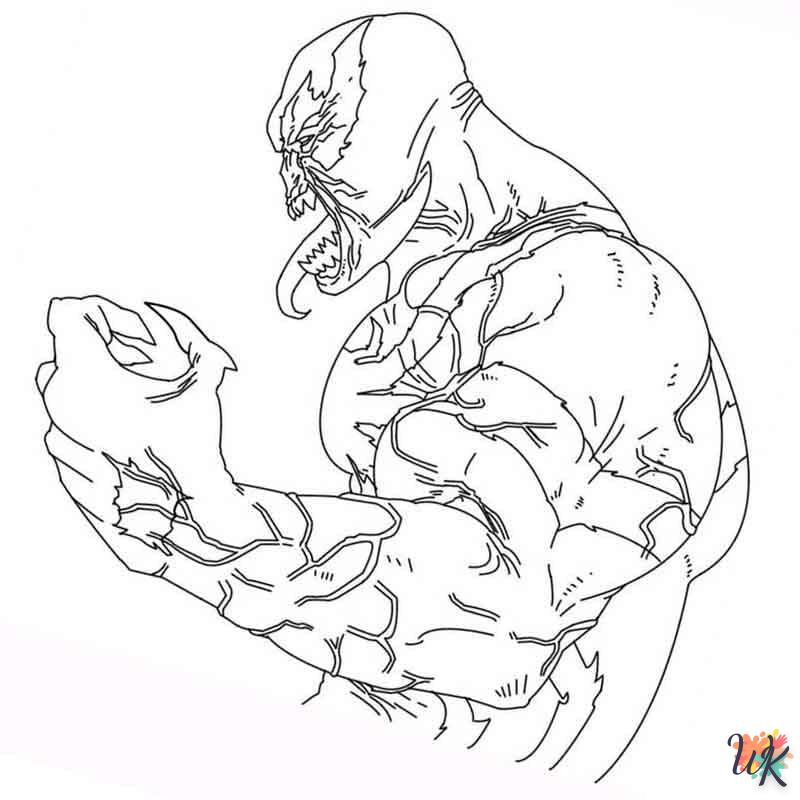 coloriage Venom  pour enfant gratuit