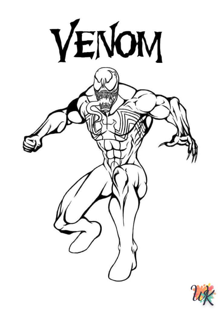 coloriage Venom  a imprimer