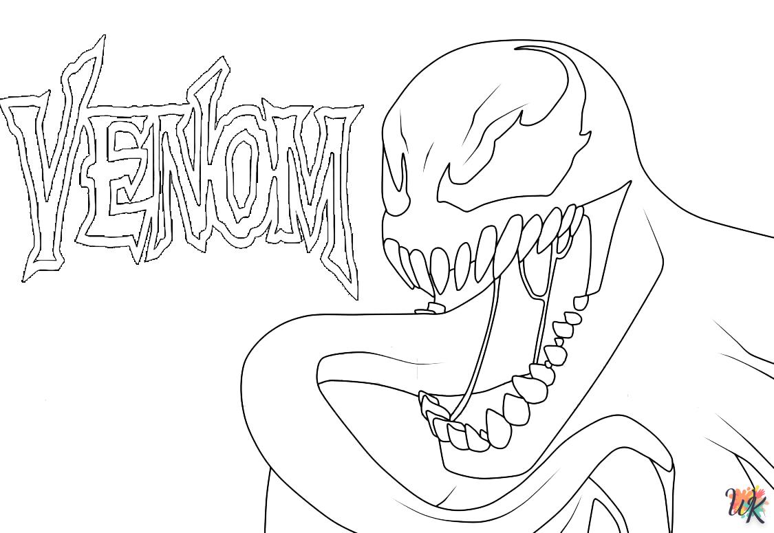 coloriage Venom  en ligne à imprimer