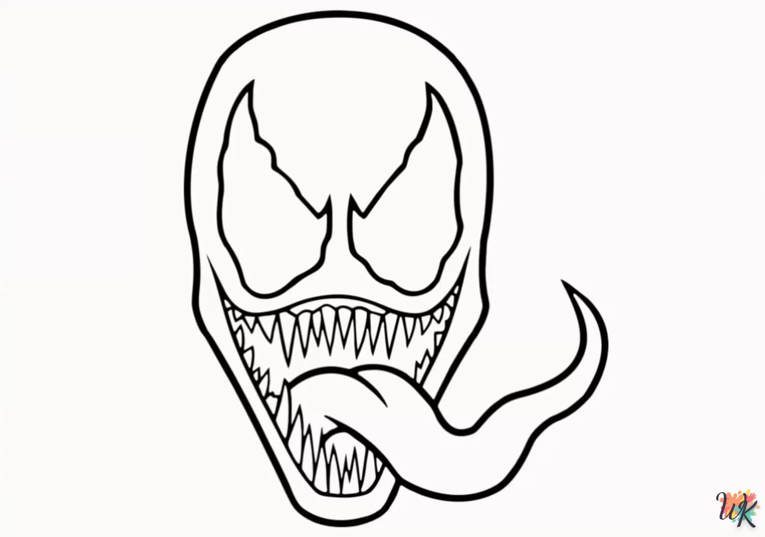 coloriage Venom  pour enfants à imprimer