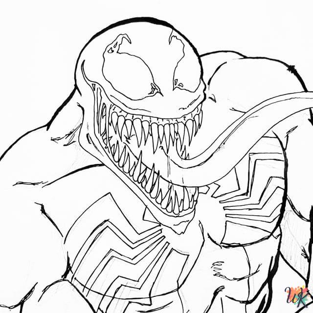 coloriage Venom  gratuit en ligne