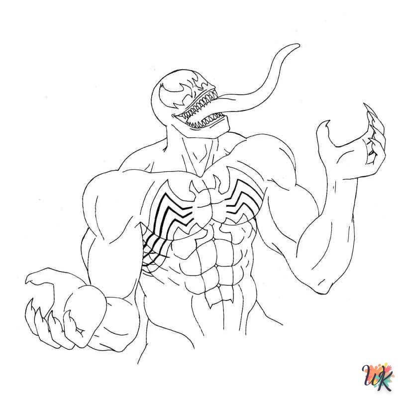 coloriage Venom  en ligne à imprimer