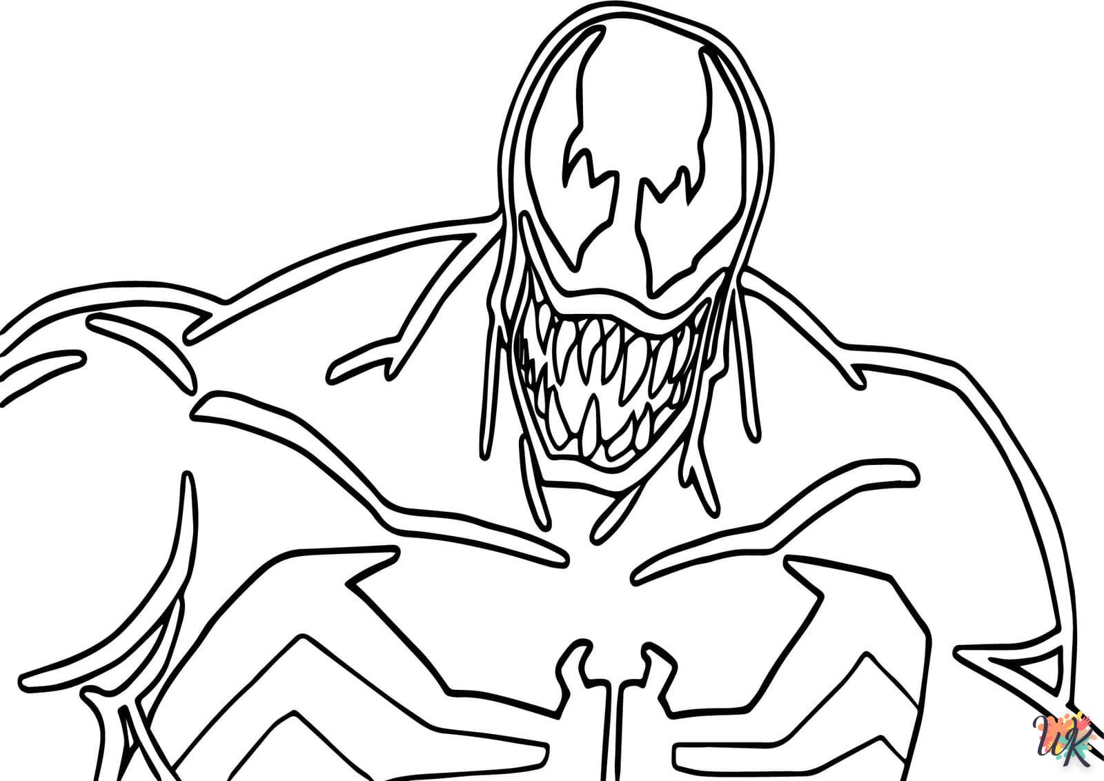 coloriage Venom  pour enfants