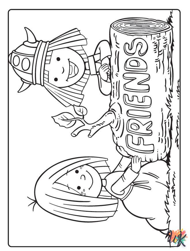 coloriage Vicky the Viking  pour enfant de 7 ans