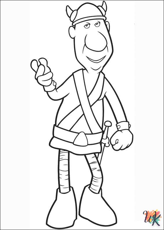 imprimer coloriage Vicky the Viking