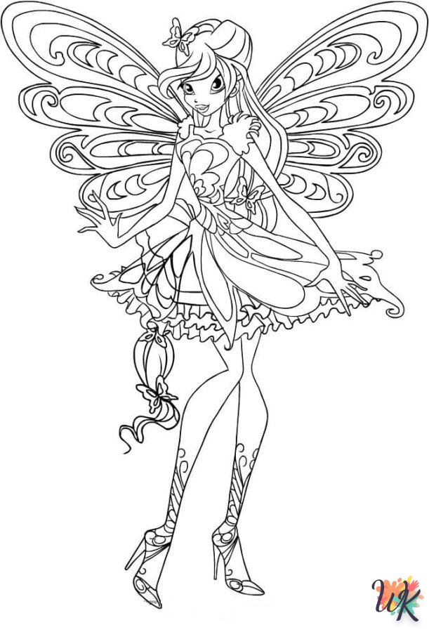 coloriage Winx Club  en ligne maternelle