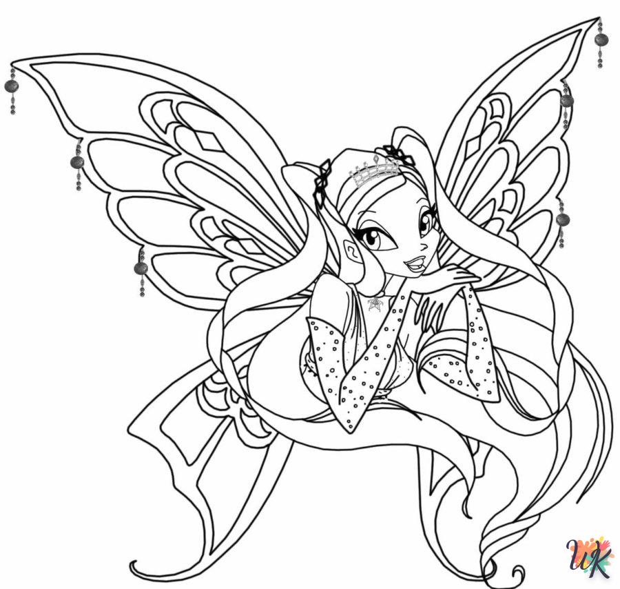 coloriage Winx Club  en ligne gratuit pour 12 ans