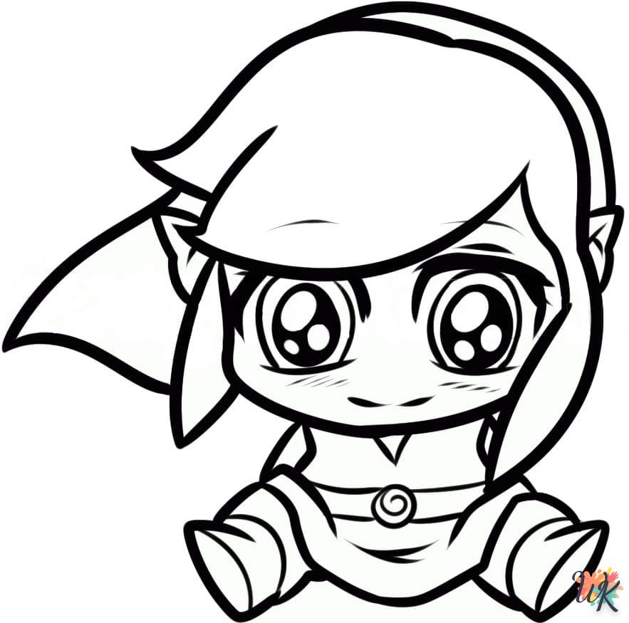 coloriage zelda  animaux enfant a imprimer