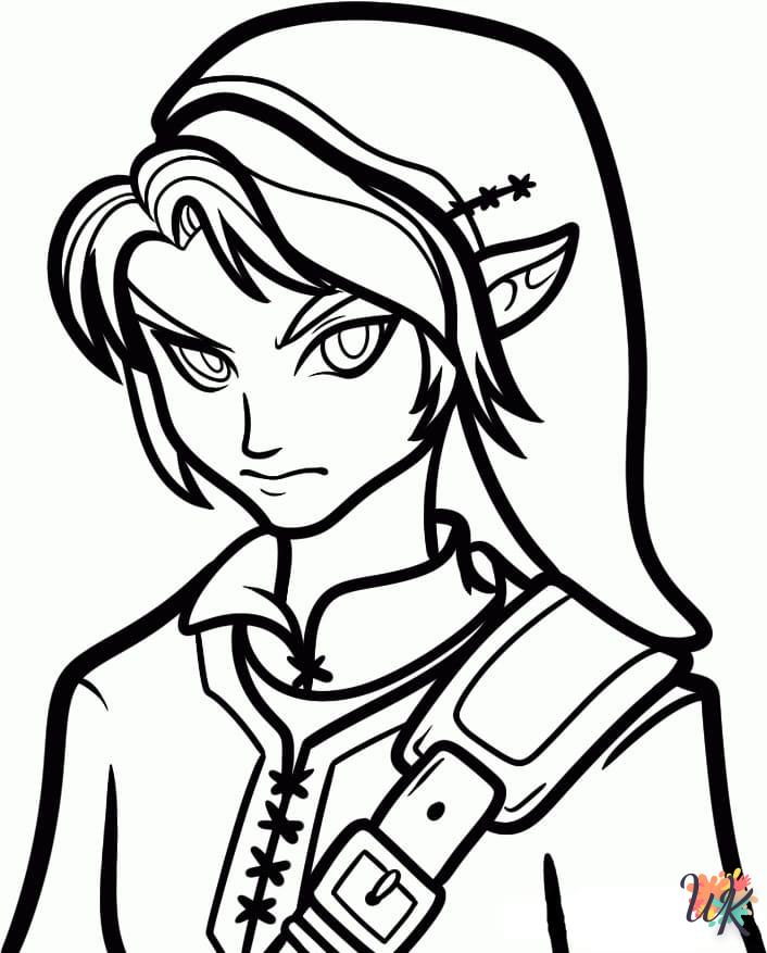 coloriage zelda  a imprimer enfant 5 ans