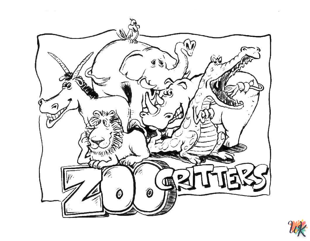 à imprimer coloriage Zoo