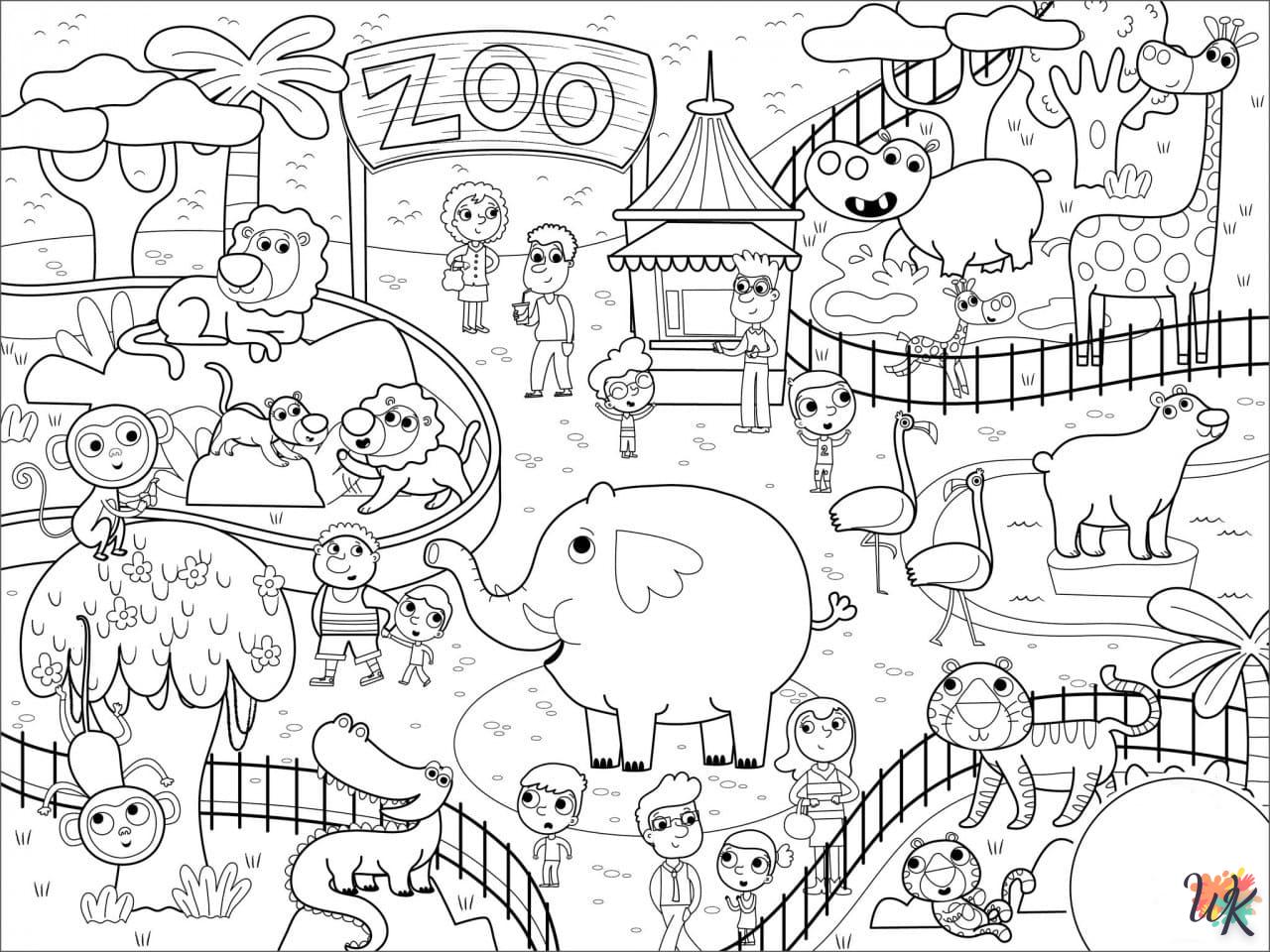 à imprimer coloriage Zoo