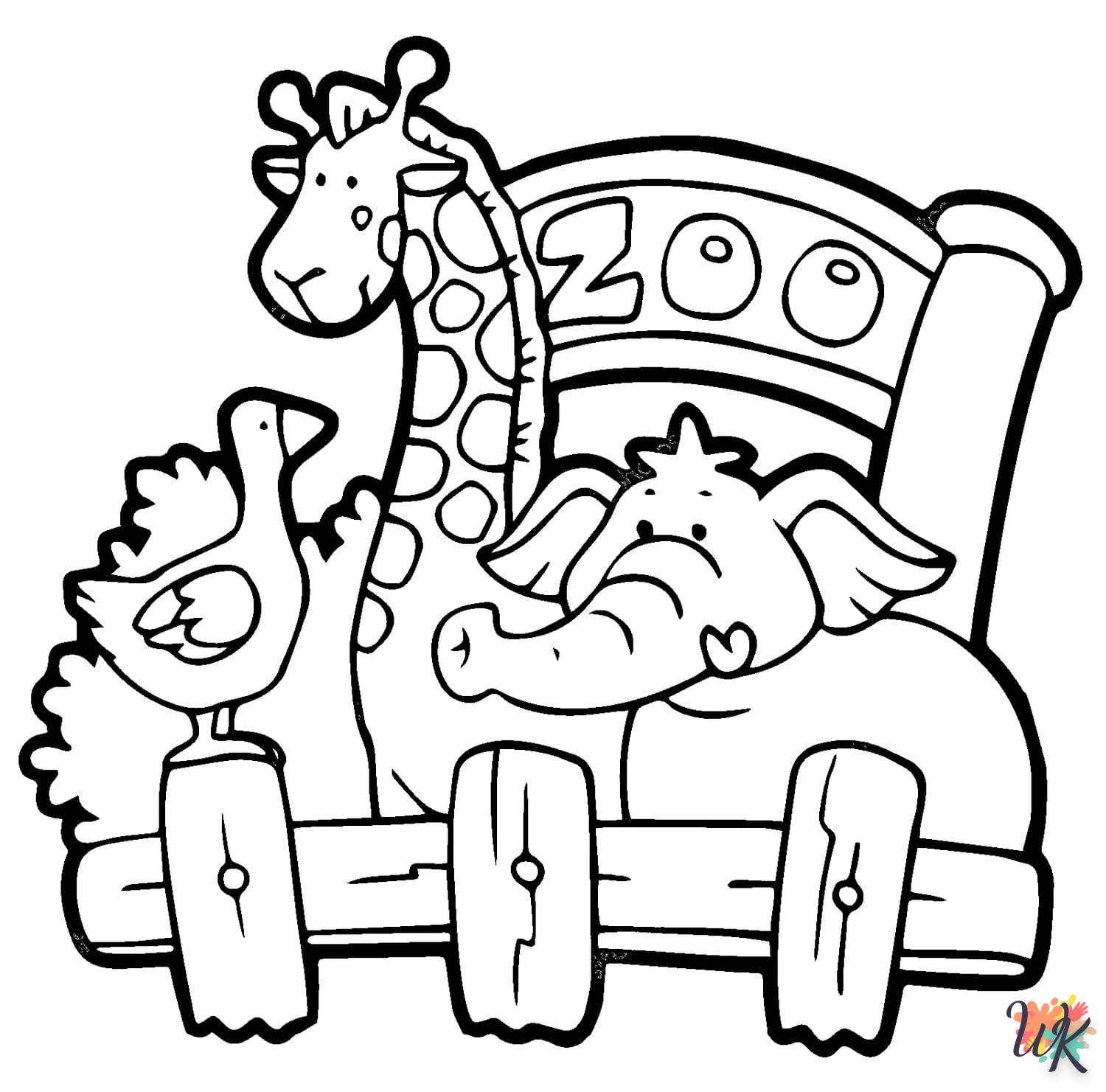 coloriage Zoo  à colorier en ligne