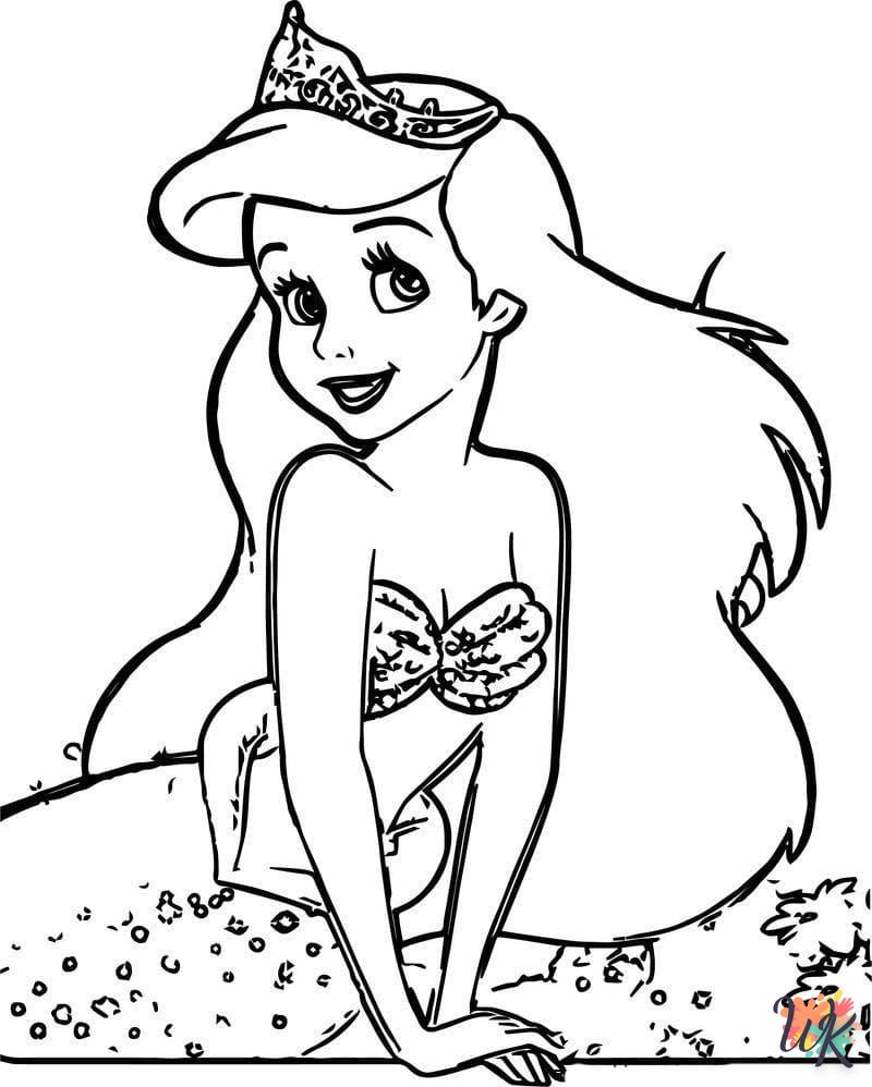Coloriage Ariel La Petite Sir ne Imprimer Gratuitement coloriage-ariel-la-petite-sir-ne-imprimer-gratuitement