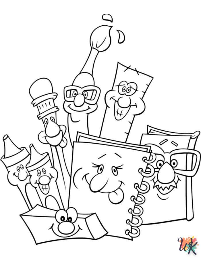 coloriage Rentrée Des Classes  en ligne gratuit