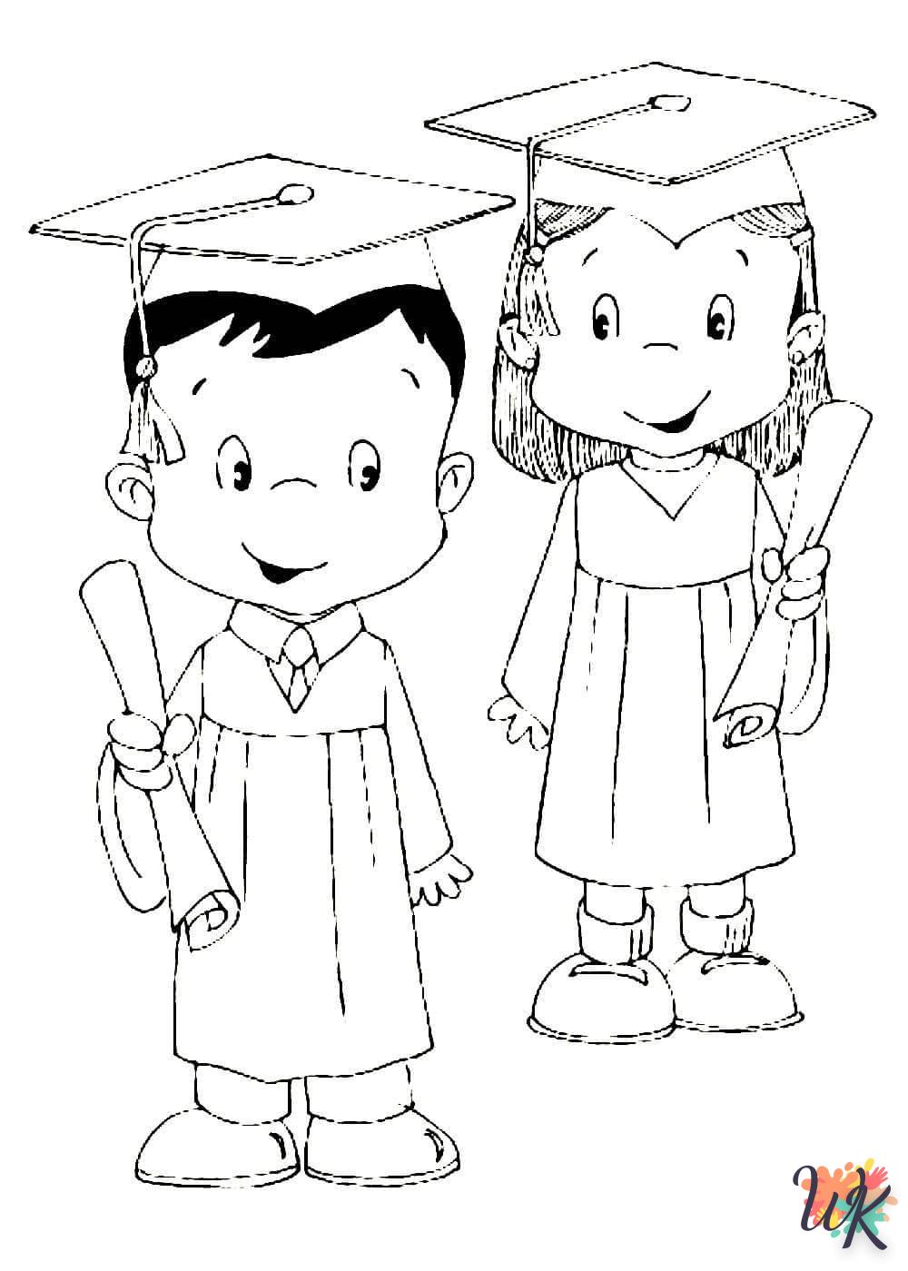 coloriage Rentrée Des Classes  enfant à imprimer pdf