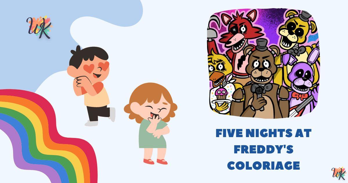 imprimer coloriage Five Nights at Freddy's  gratuit