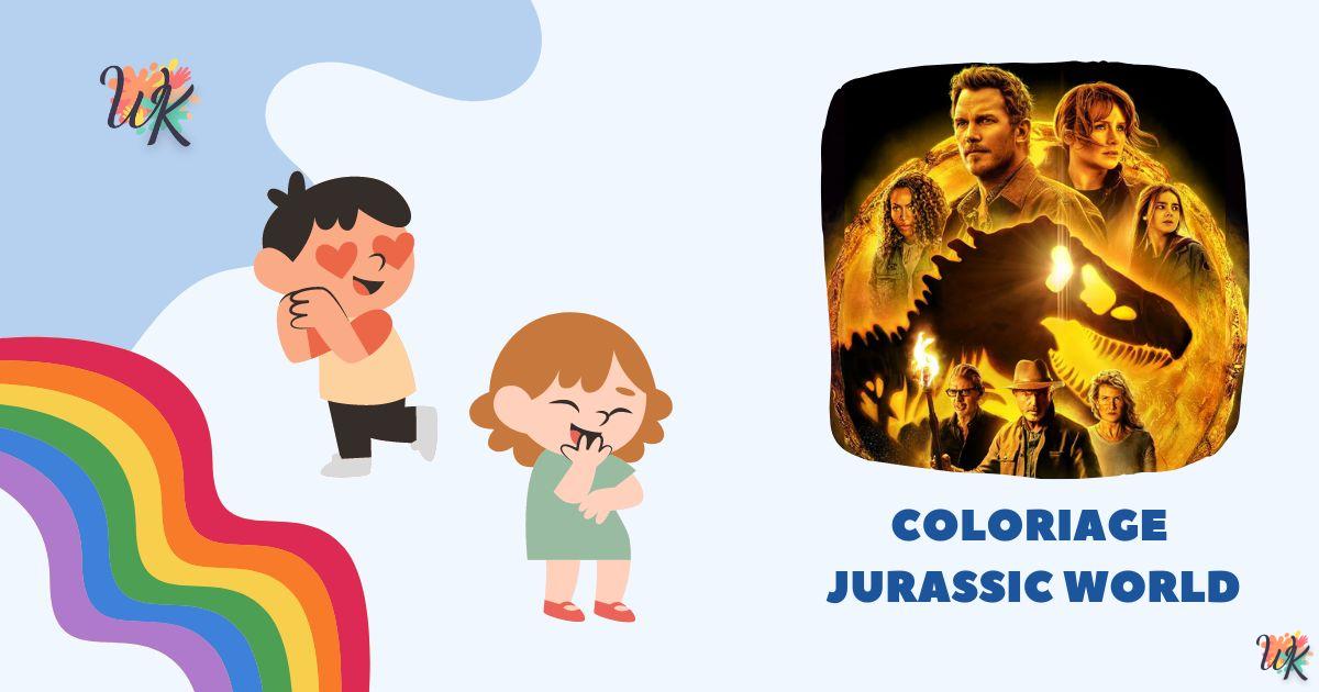 Coloriage Jurassic World Dinosaure à imprimer – Télécharger
