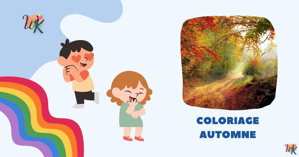Coloriage Automne imprimables et gratuits à télécharger