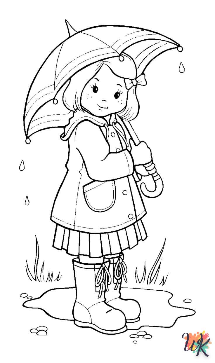 image pour coloriage Automne  enfant