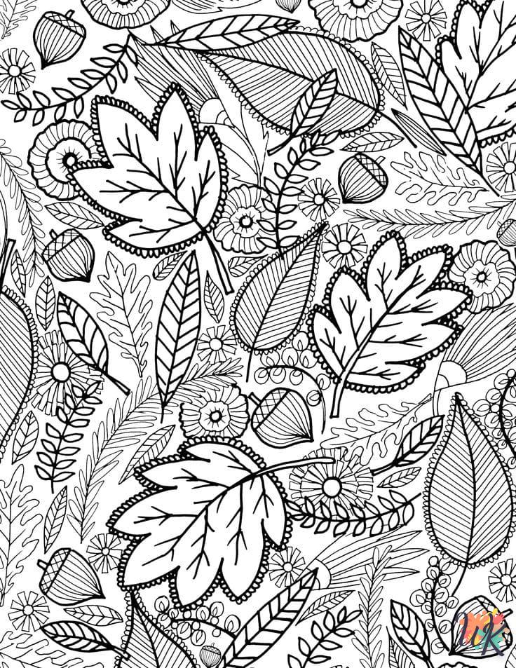 coloriage Automne  pour primaire