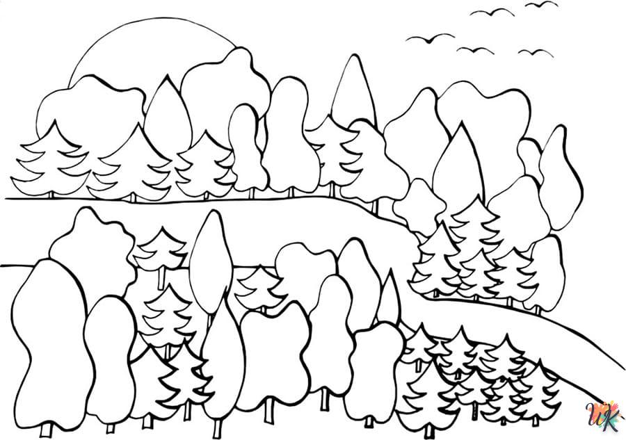 image de coloriage Automne  pour enfant