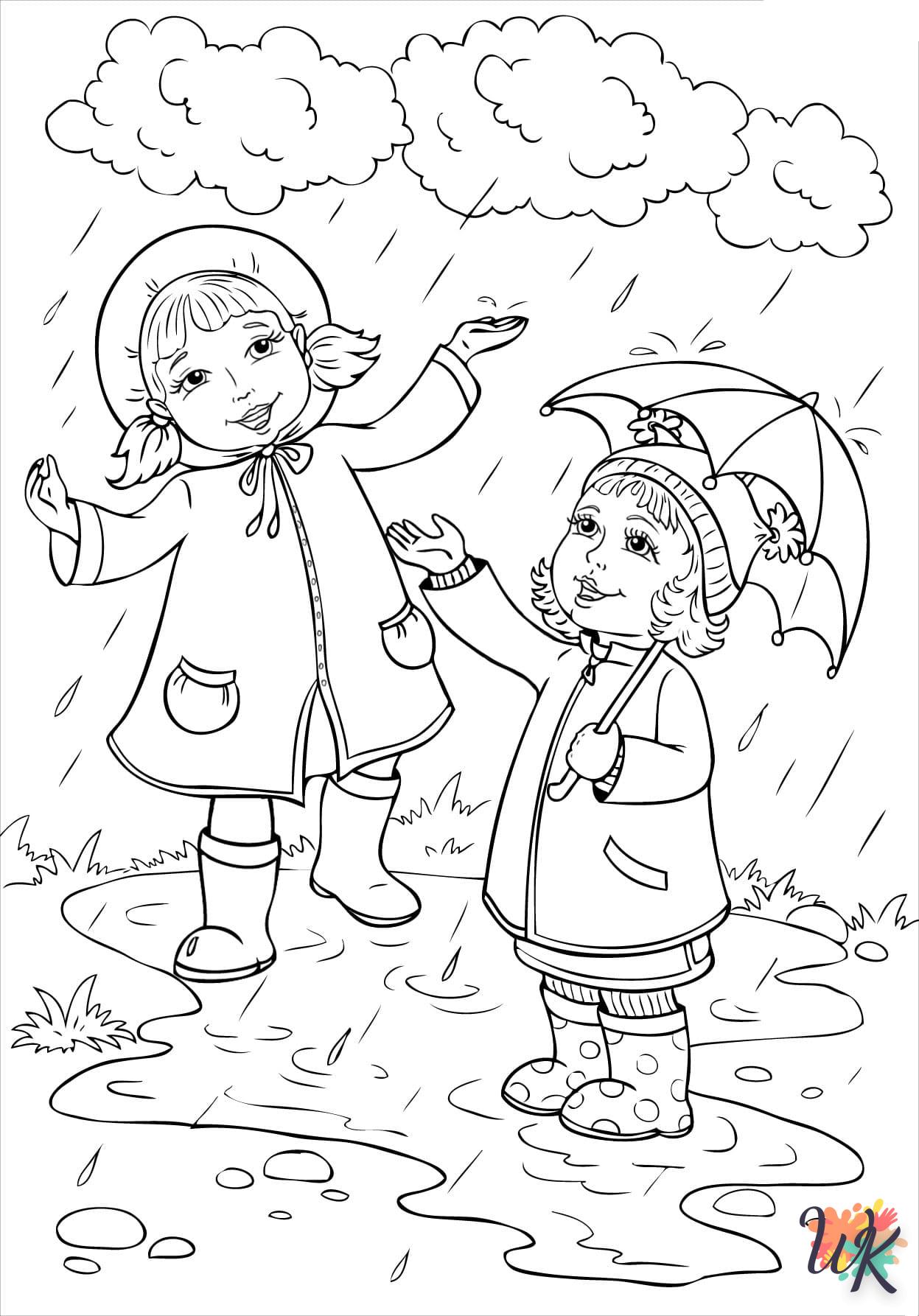 coloriage Automne  pour enfant de 2 ans