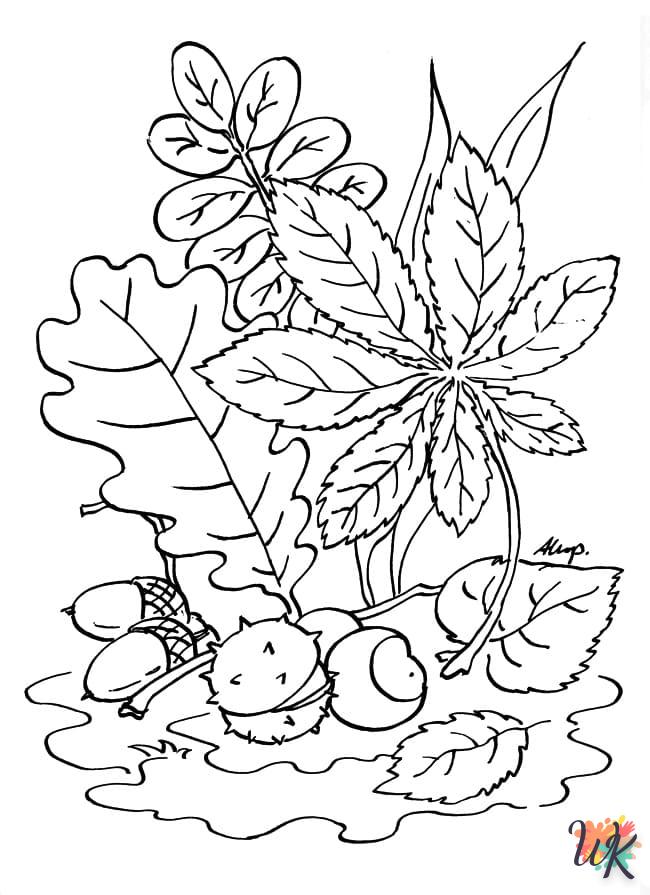 coloriage Automne  pour enfants à imprimer