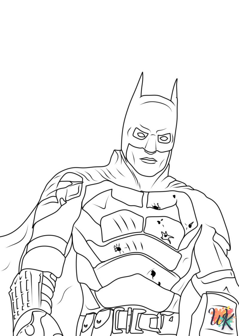 coloriage Batman  à imprimer pour enfant de 9 ans