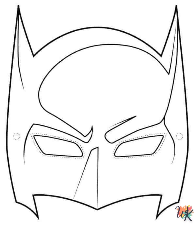 coloriage Batman  pour enfant de 5 ans