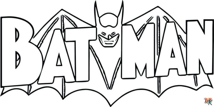 coloriage Batman  à imprimer pour enfants