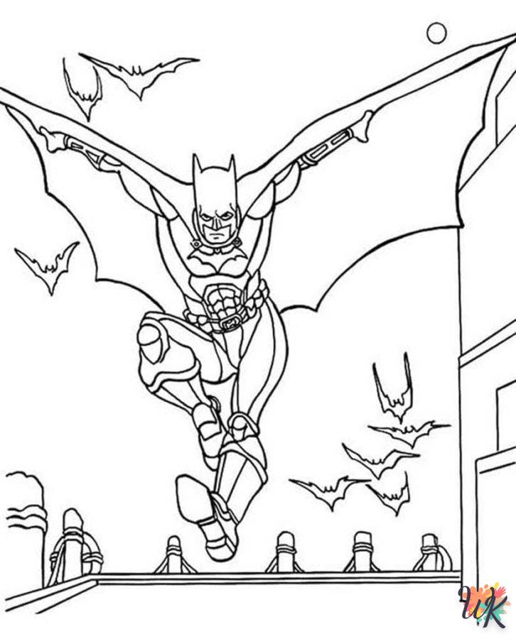 coloriage Batman  à imprimer pour enfant de 10 ans