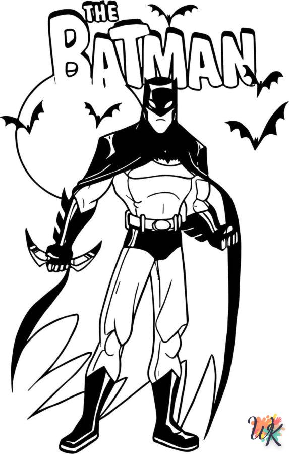 coloriage Batman  à imprimer gratuitement