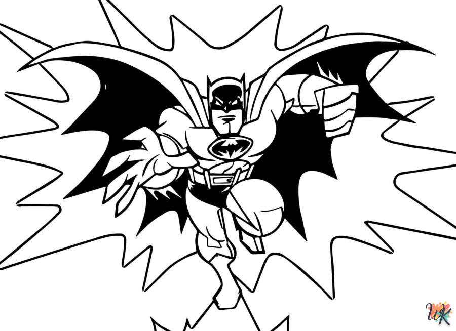 coloriage Batman  pour enfant de 8 ans