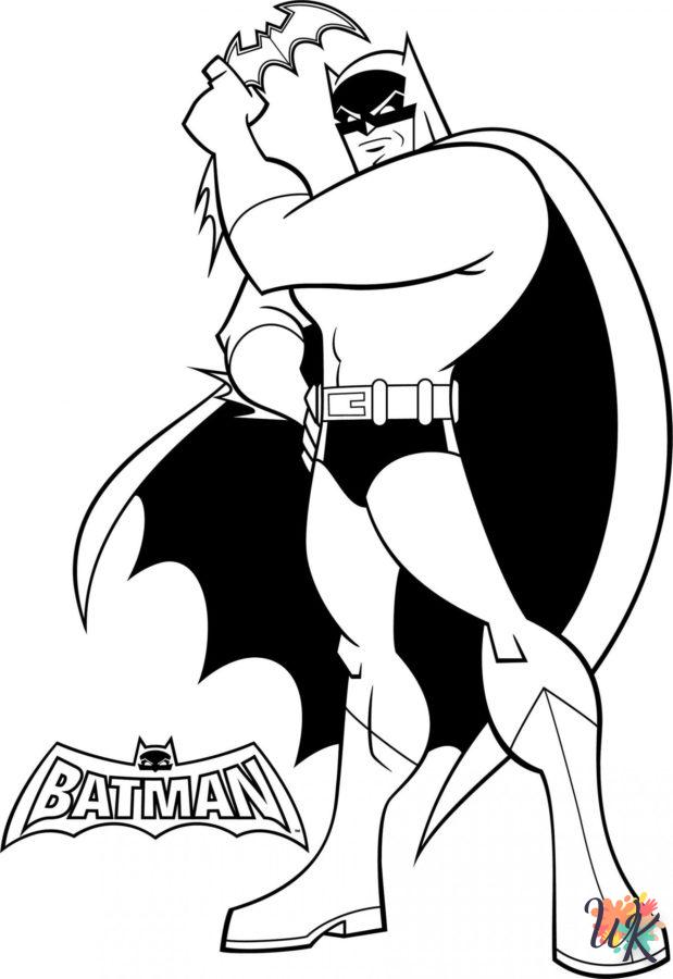 coloriage Batman  enfant 7 ans a imprimer