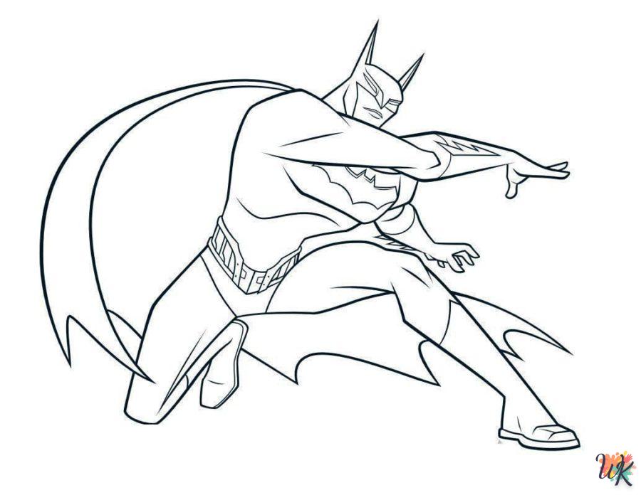 coloriage Batman  pour enfant de 4 ans
