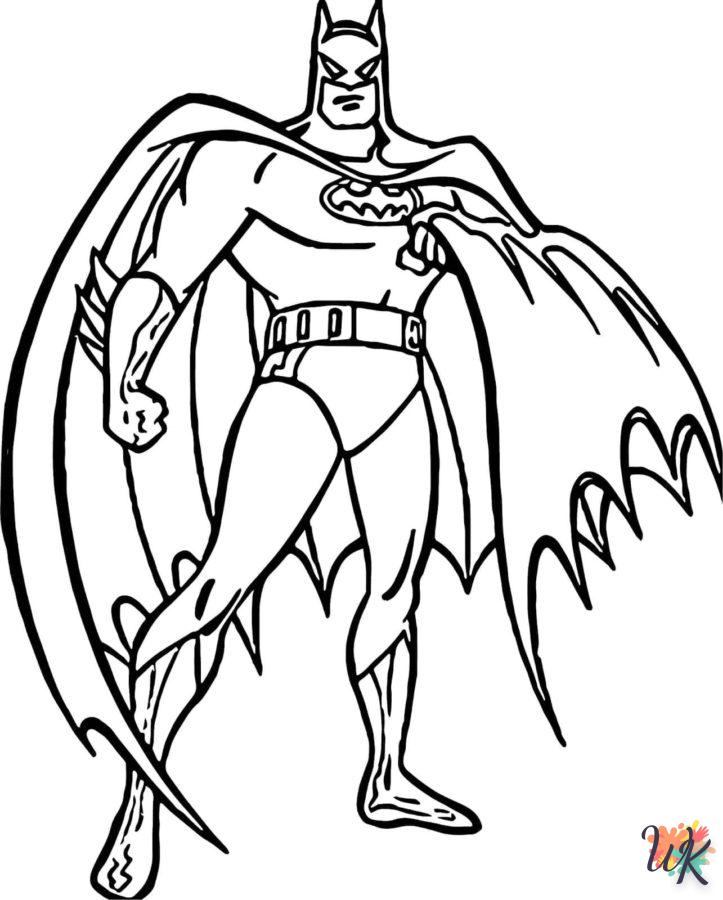 coloriage Batman  pour enfant a imprimer