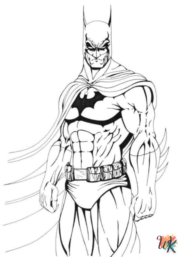 coloriage Batman  enfant a imprimer