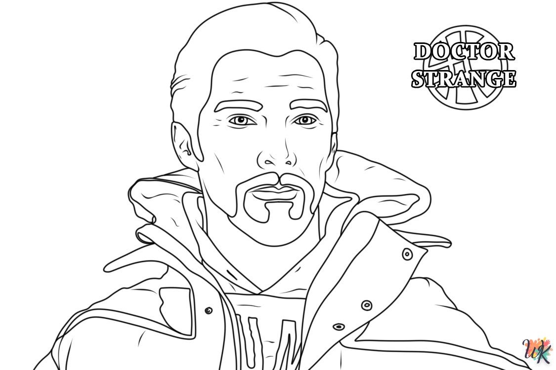 coloriage Doctor Strange  pour enfant