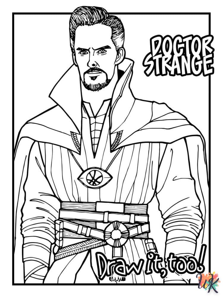 coloriage Doctor Strange  à imprimer gratuit