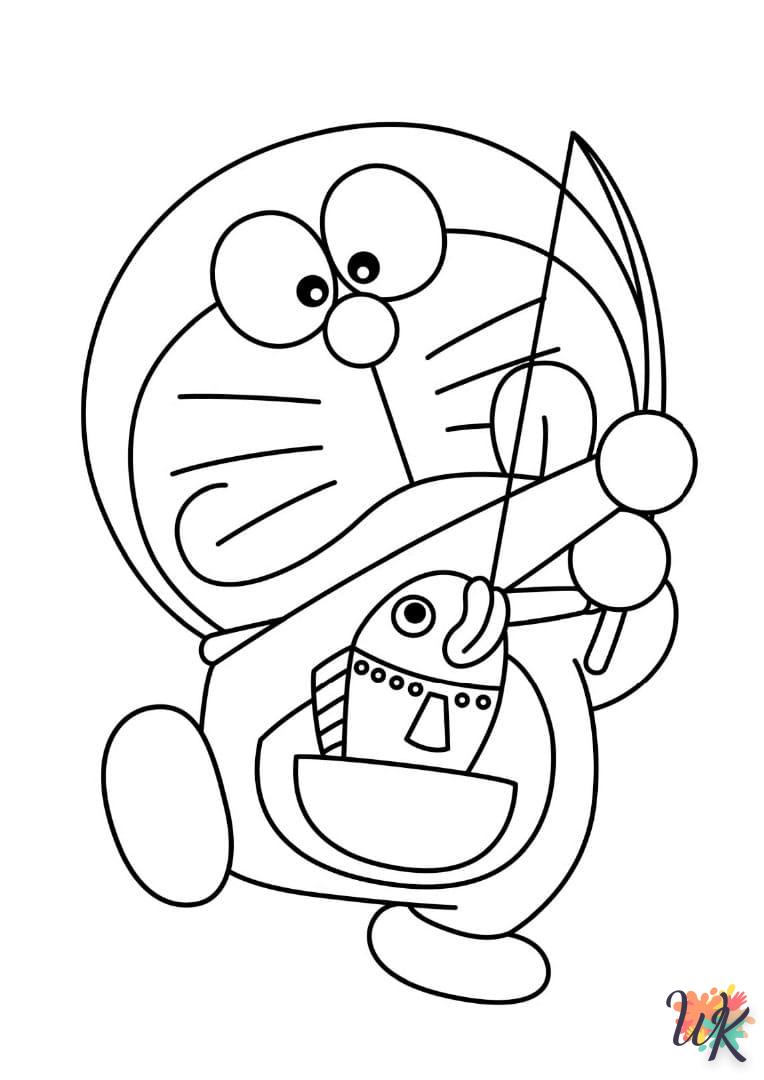 coloriage Doraemon  à imprimer a4