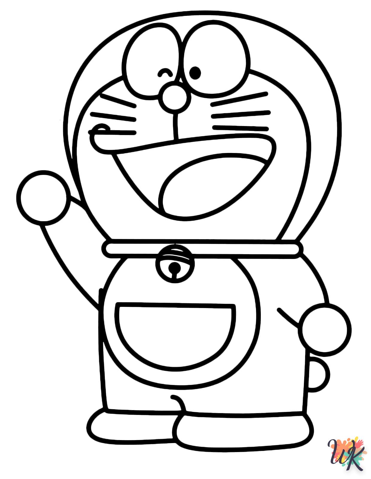 coloriage Doraemon  pour enfants a imprimer gratuit