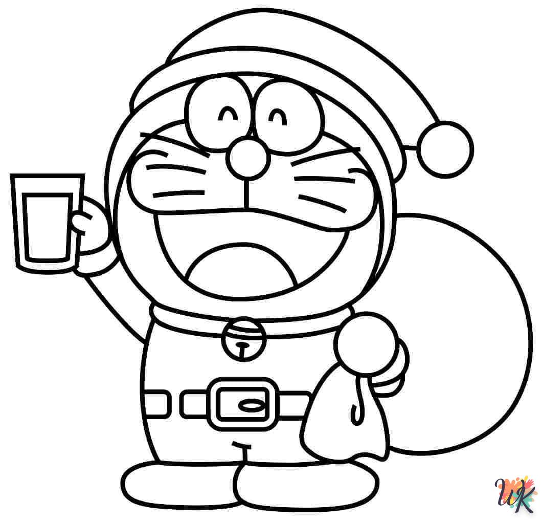 coloriage Doraemon  gratuit à imprimer