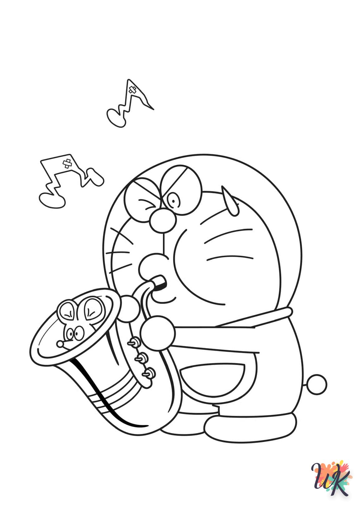 coloriage Doraemon  a imprimer gratuit