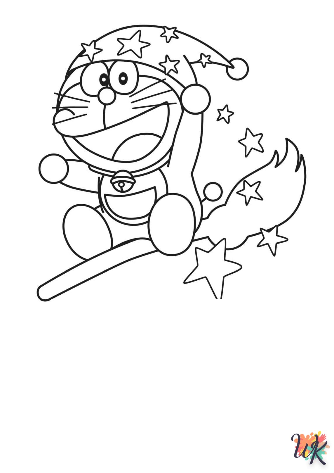 coloriage Doraemon  pour enfants